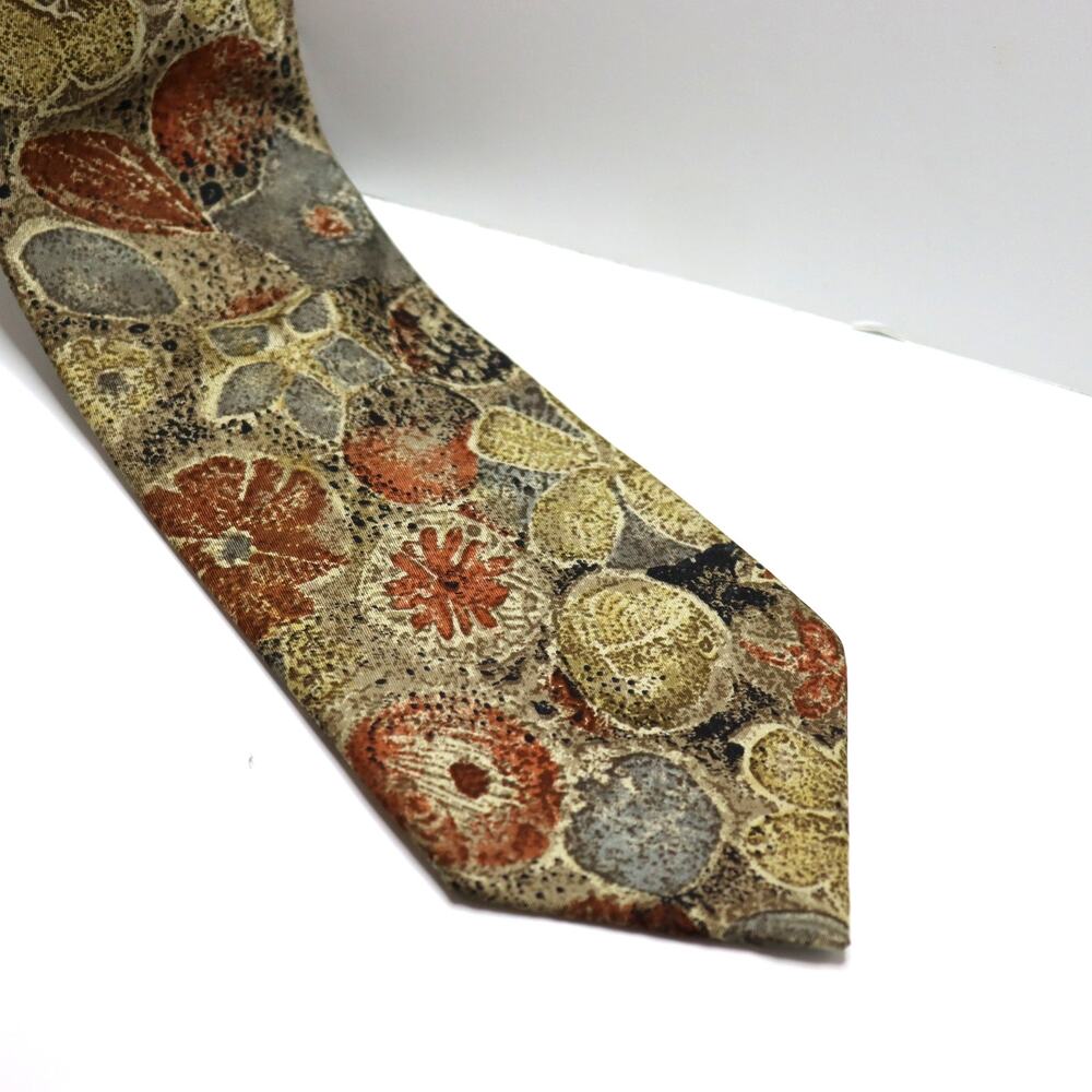 Vintage‎ Walter Pye’s by Serica Abstract Floral Silk Tie 3.5” Wide